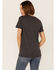 Image #3 - Grace & Truth Women's Charcoal Praise The Lord Ya'll Graphic Short Sleeve Tee, Charcoal, hi-res