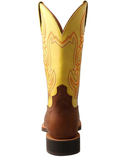 Image #5 - Twisted X Men's Ruff Stock Western Boots - Broad Square Toe, Tan, hi-res