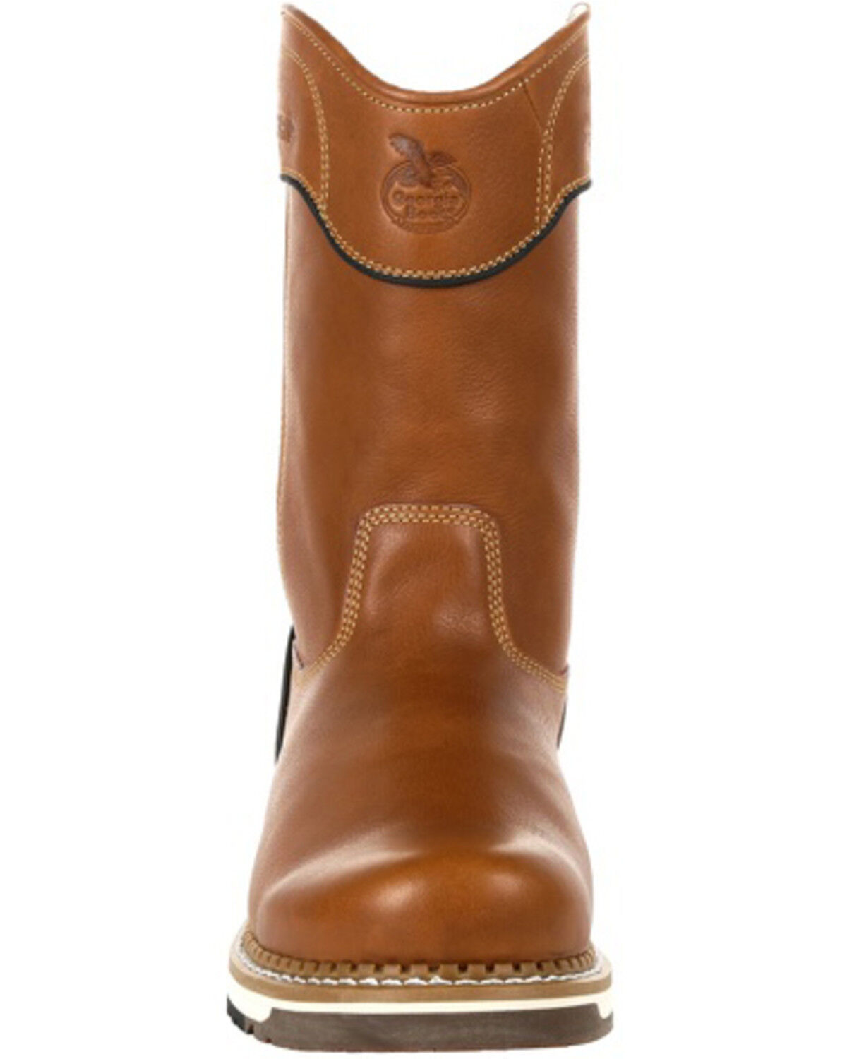 Image #5 - Georgia Boot Men's AMP LT Western Work Boots - Soft Toe, Brown, hi-res