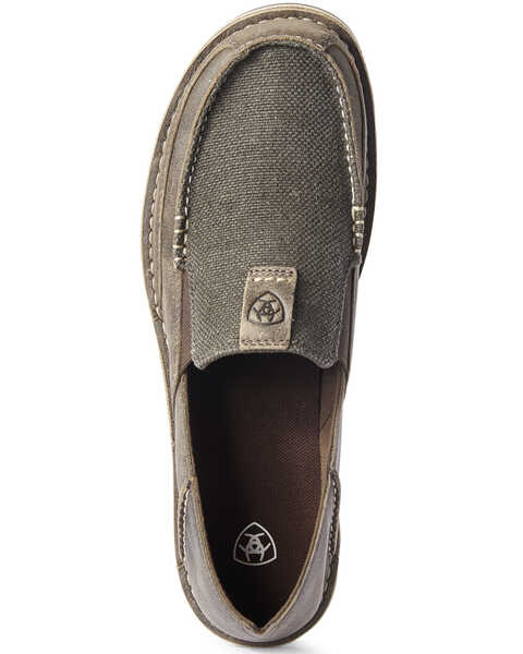 Image #4 - Ariat Men's Gray Noir Cruiser Shoes - Moc Toe, Grey, hi-res