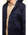 Image #4 - Hawx Men's FR Duck Hooded Work Jacket , Navy, hi-res