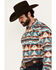 Image #2 - Roper Men's Vintage Southwestern Print Long Sleeve Pearl Snap Western Shirt, Multi, hi-res