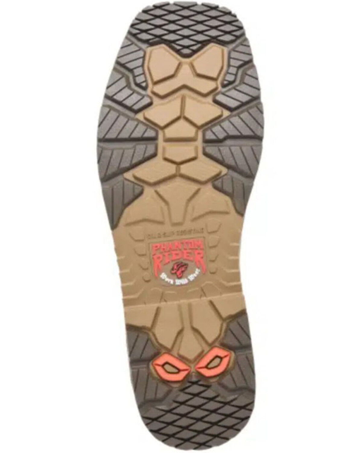Image #6 - Double H Men's 11" Phantom Rider Waterproof Western Work Boots - Composite Toe, Copper, hi-res