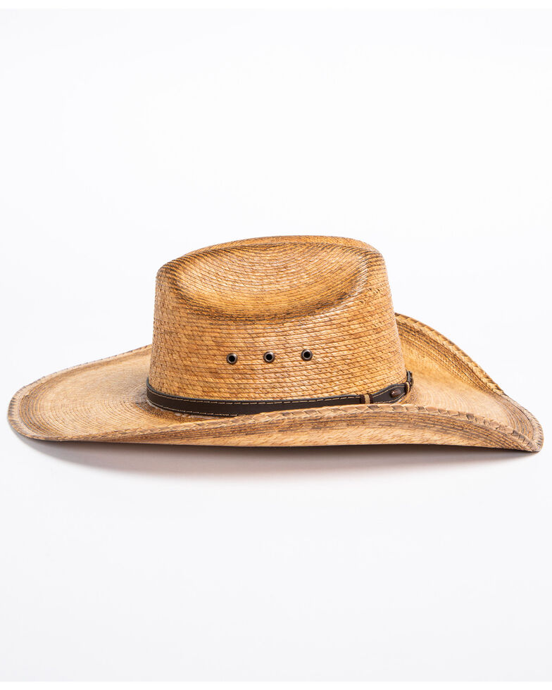 Cody James Boys' Toasted Palm Cross Cowboy Hat, Natural, hi-res