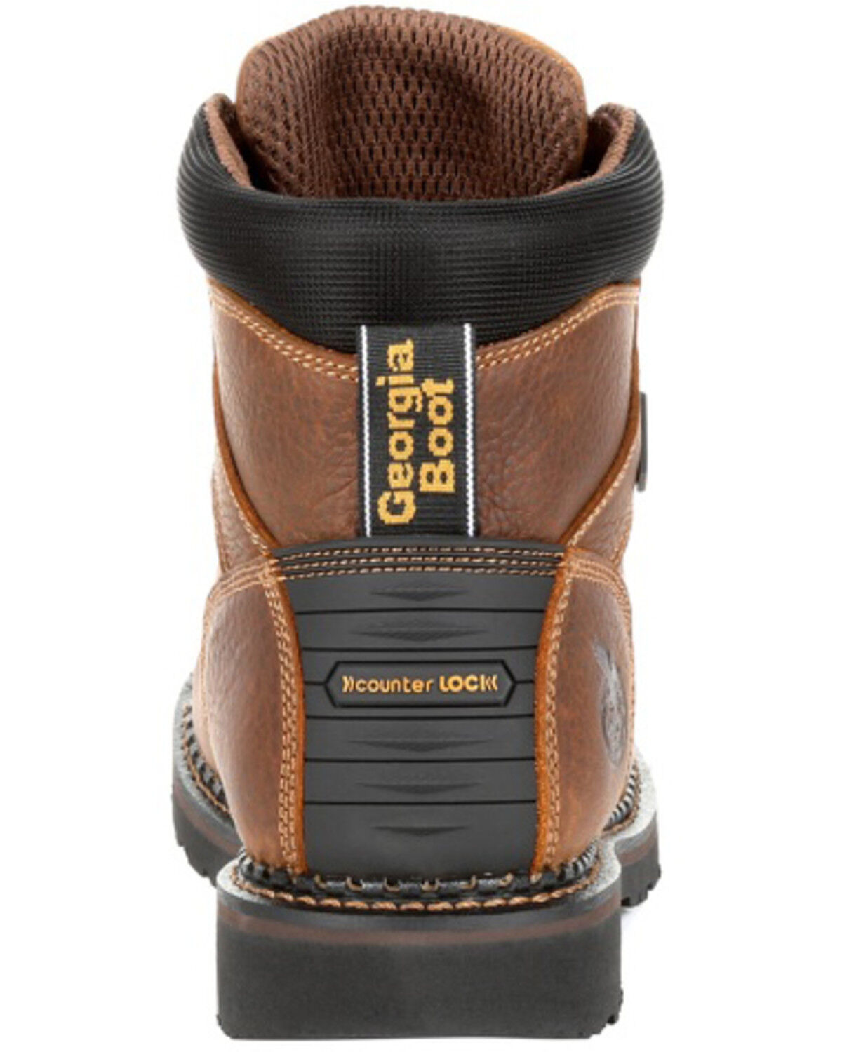 Image #4 - Georgia Boot Men's Giant Revamp Waterproof Work Boots - Soft Toe, Brown, hi-res