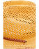 Image #2 - Shyanne Women's Melissa Embroidered Straw Cowboy Hat, Brown, hi-res