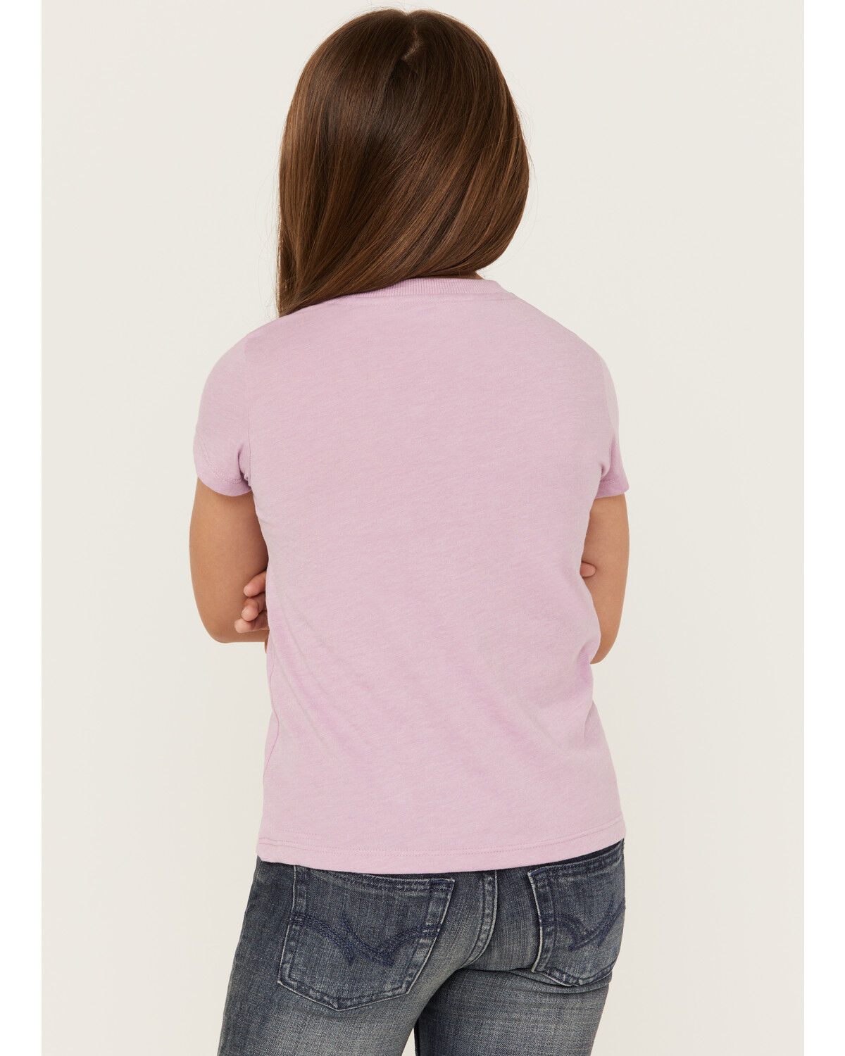 Image #4 - Shyanne Girls' Cool To Be A Cowgirl Short Sleeve Graphic Tee, Lavender, hi-res