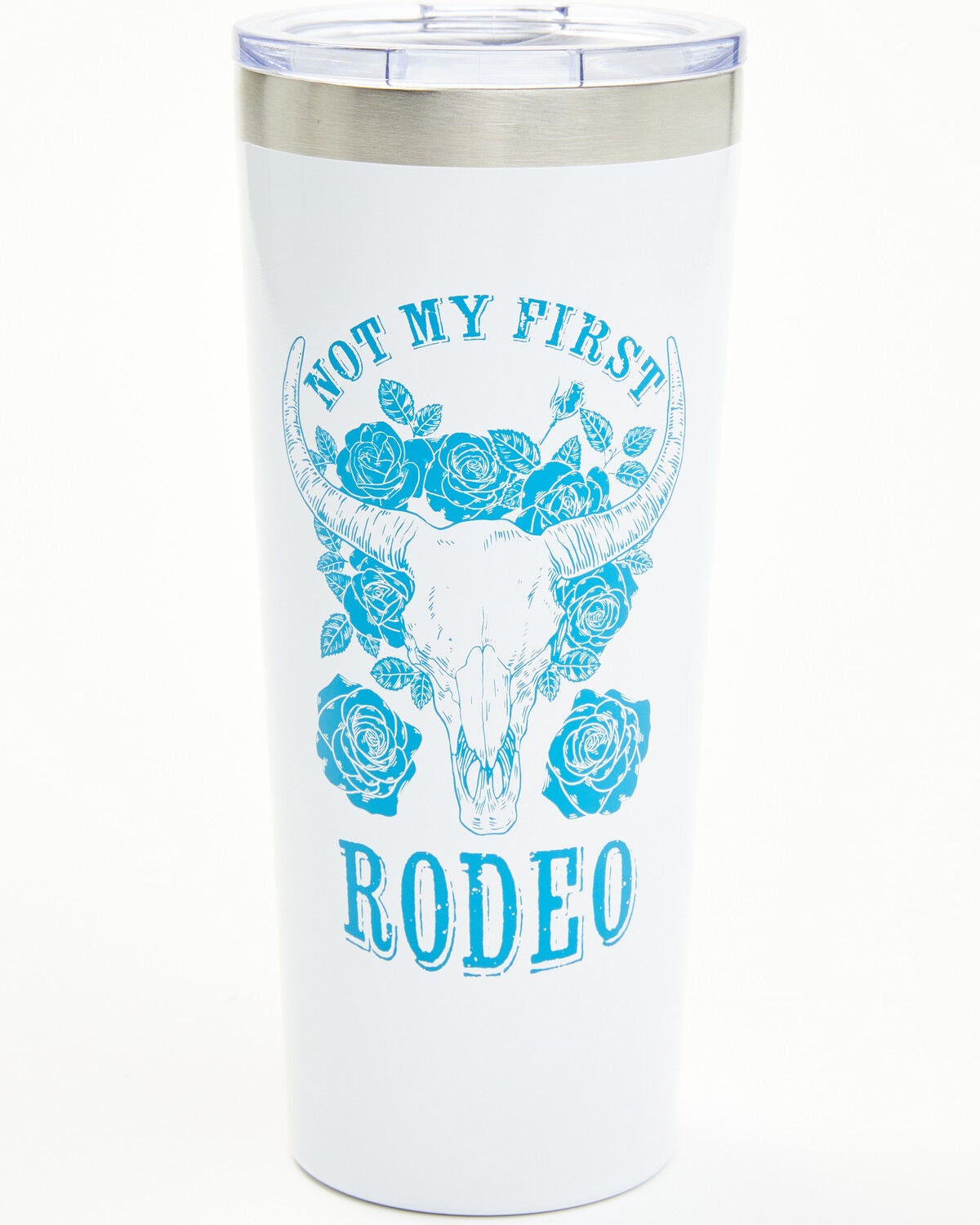 Image #1 - Boot Barn Rodeo 22oz Tumbler, White, hi-res