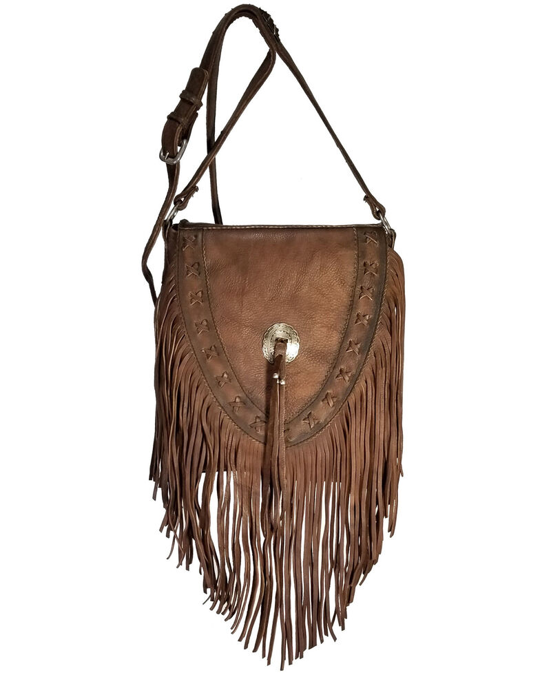 Kobler Leather Women's Brown Lubbock Crossbody Bag, Dark Brown, hi-res