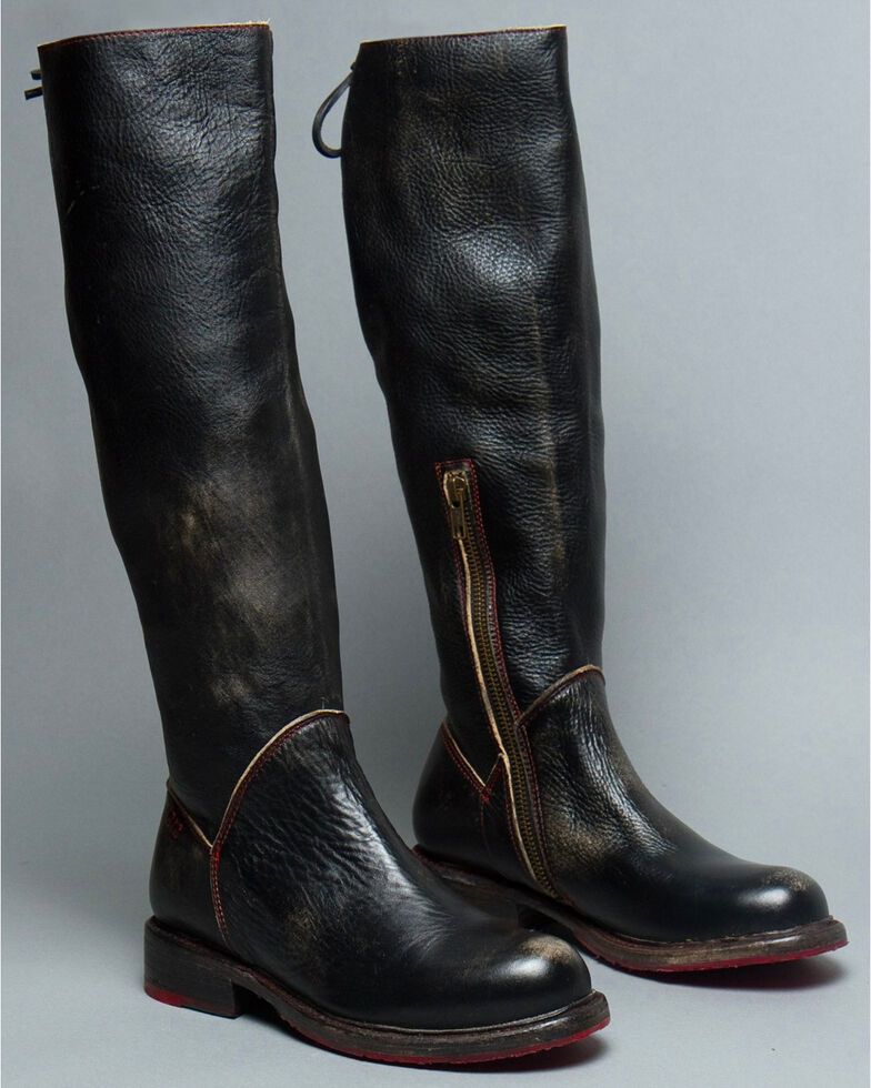 Bed Stu Women's Black Manchester Tall Boots - Round Toe - Country Outfitter