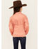 Image #4 - Shyanne Girls' Juniper Faux Suede Fringe Jacket, Rose, hi-res