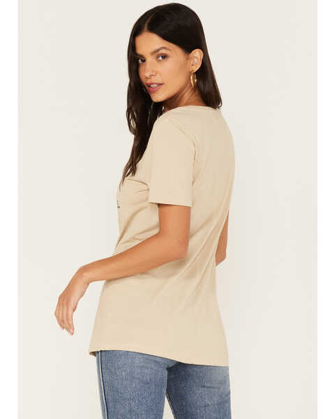 Image #4 - Paramount Network's Yellowstone Women's Ivory Steerhead Rope Graphic Tee, Ivory, hi-res