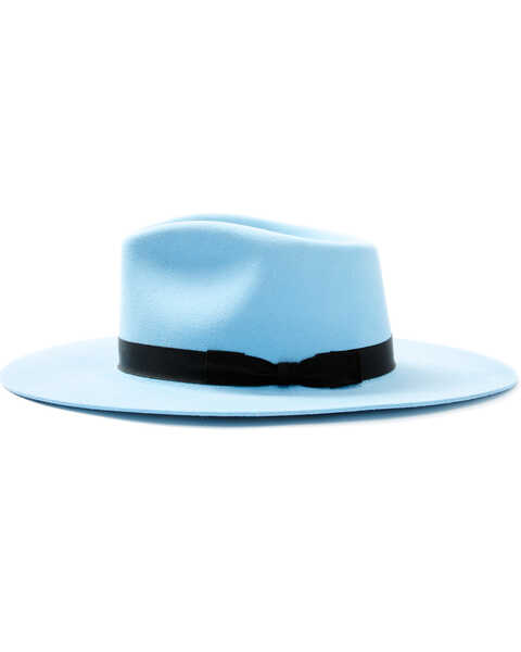 Image #3 - Shyanne Women's 2X Felt Western Fashion Hat  , Light Blue, hi-res
