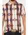 Image #3 - Hooey Men's The Weekender Southwestern Print Short Sleeve Button-Down Polo Shirt, Tan, hi-res