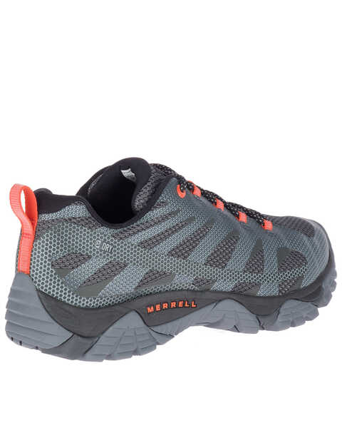 Merrell Men's MOAB Edge 2 Waterproof Hiking Shoes - Soft Toe, Grey, hi-res