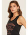 Image #2 - Blue Life Women's Freedom Tank, Black, hi-res