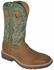 Twisted X Lite Waterproof Pull On Work Boots - Steel Toe, Tan, hi-res