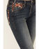 Image #2 - Hooey by Rock & Roll Denim Women's Dark Wash High Rise Stretch Baby Flare Jeans, Dark Wash, hi-res
