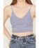 Image #3 - Fornia Women's Seamless Floral Bralette, Blue, hi-res