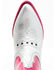 Image #6 - Idyllwind Women's Metallic Star Inlay Roadie Western Booties - Pointed Toe, Pink, hi-res