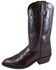 Image #1 - Smoky Mountain Men's Denver Cherry Western Boots - Round Toe, Black Cherry, hi-res