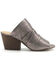 Image #2 - Golo Shoes Women's Landon Silver Pewter Open Toe Mule , Silver, hi-res