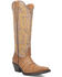 Image #1 - Dingo Women's Matilda Tall Western Boots - Snip Toe, Brown, hi-res