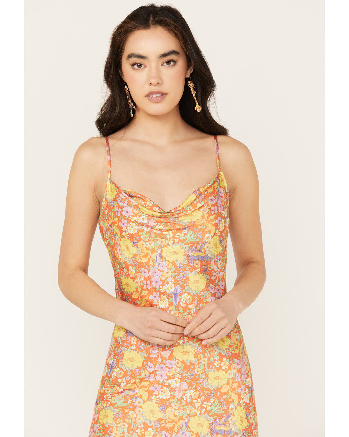 Image #2 - Spell Women's Last Drink Bias Strappy Midi Dress, , hi-res
