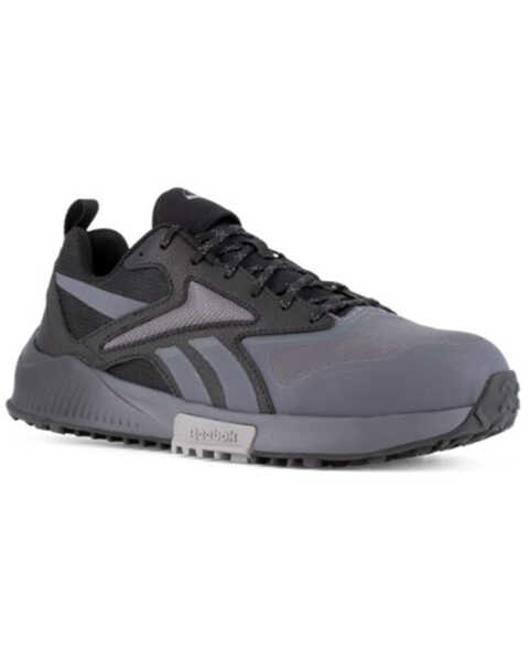 Reebok Men's Lavante Trail 2 Athletic Work Shoe - Composite Toe, Black/grey, hi-res