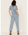 Image #4 - Stetson Women's Denim Short Sleeve Jumpsuit, , hi-res