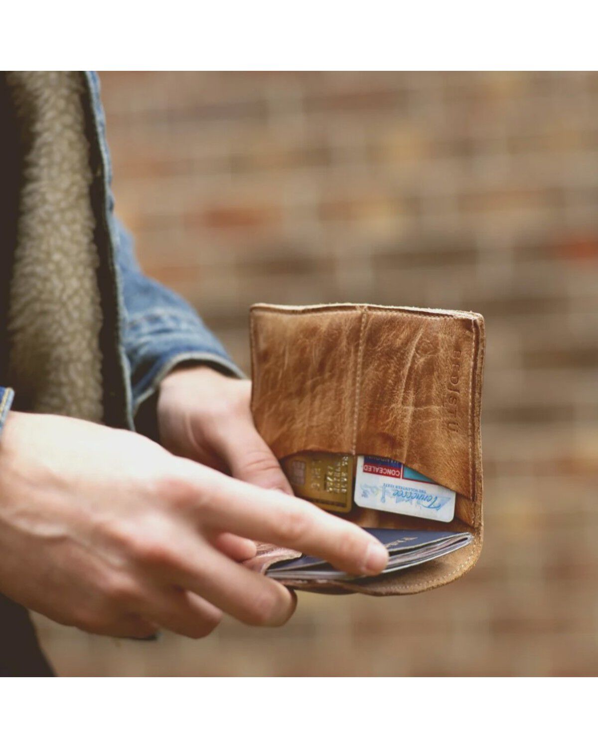 Image #5 - Bed Stu Stardust Bifold Wallet, Coffee, hi-res