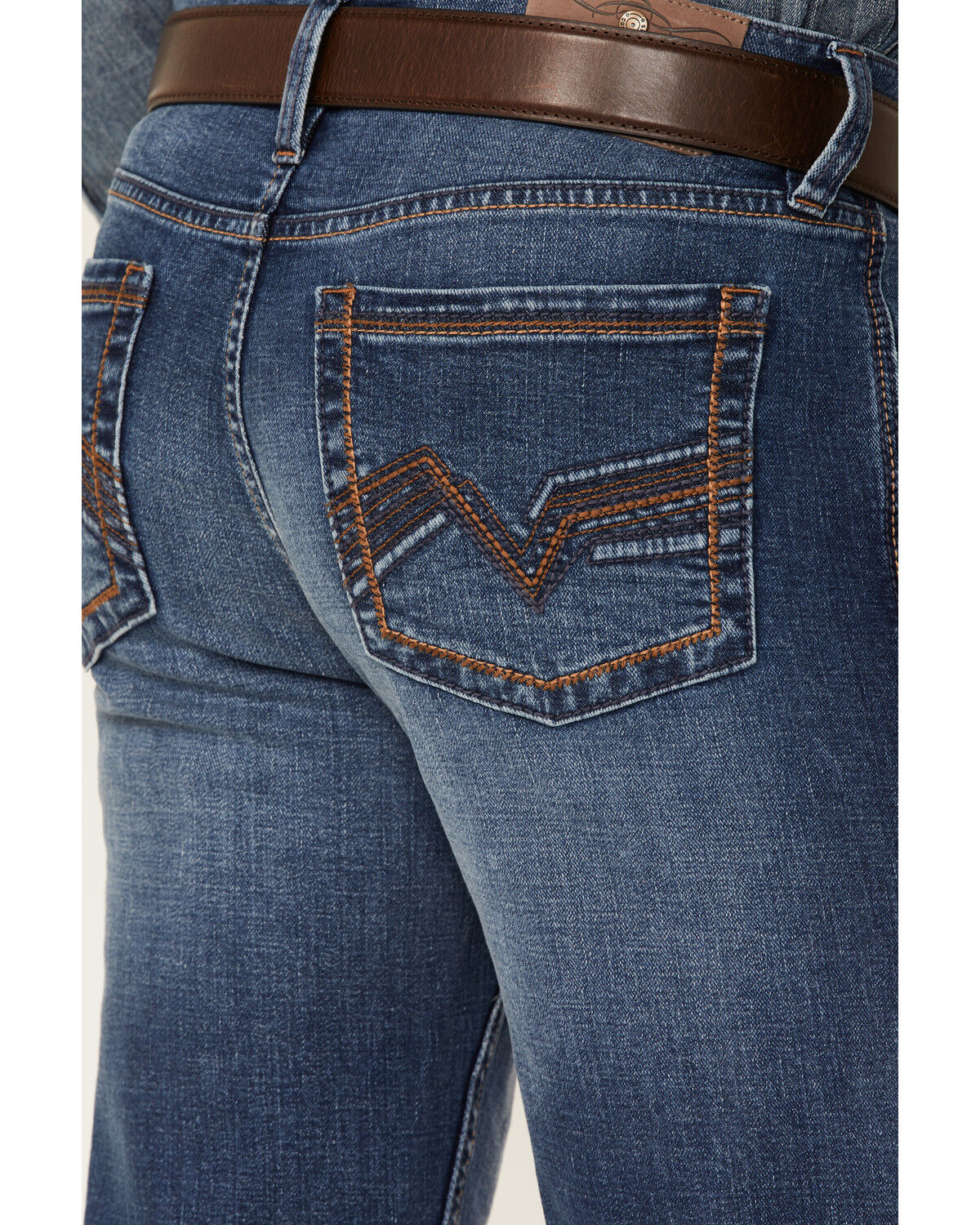 Image #4 - Cody James Men's Hazer Light Medium Wash Stretch Slim Straight Jeans, Blue, hi-res