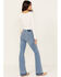 Image #3 - Idyllwind Women's Atwood Light Wash Rebel Mid Rise Stretch Bootcut Jeans, Light Wash, hi-res