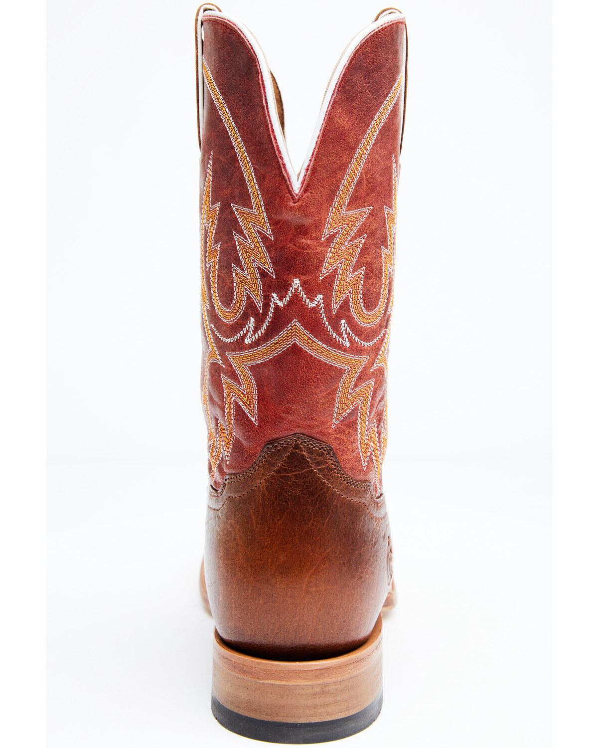Image #5 - Cody James Men's Camden Western Boots - Broad Square Toe, Red, hi-res