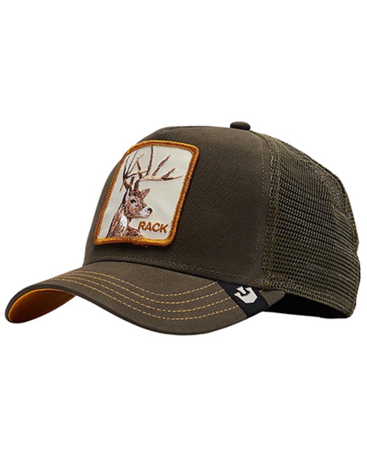 Goorin Bros Men's Deer Rack Ball Cap, Olive, hi-res
