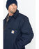 Image #4 - Carhartt Men's FR Duck Traditional Coat - Big & Tall, Navy, hi-res