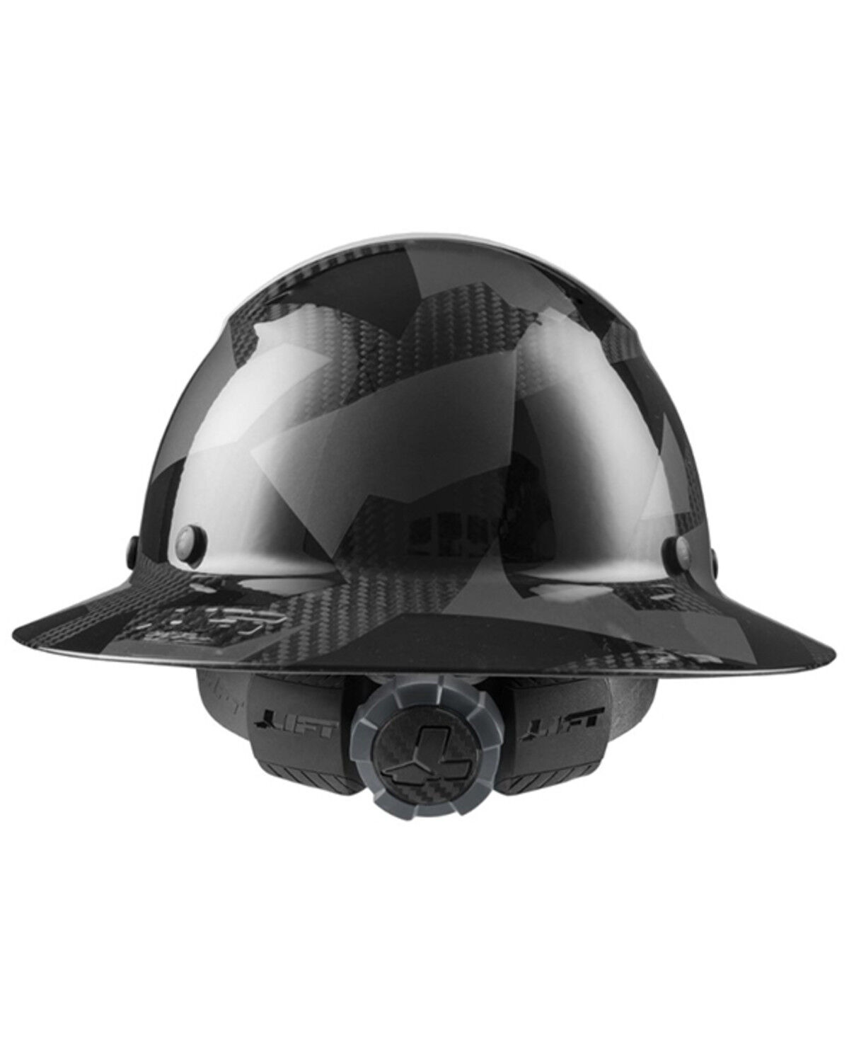Image #3 - Lift Safety Dax Carbon ANSI-C, TYPE 1 Full Brim Hard Hat, White, hi-res