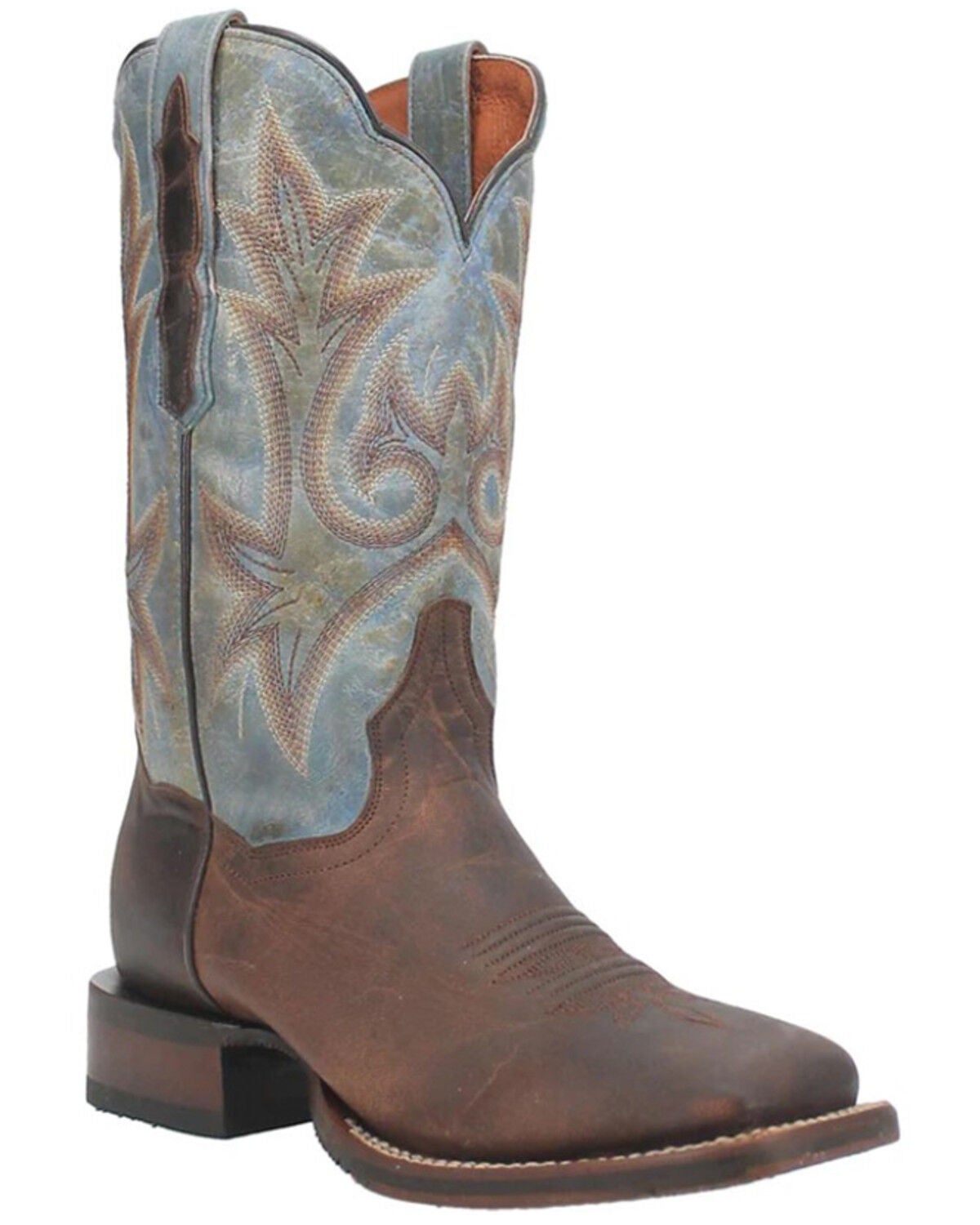 Dan Post Women's Kelsi Performance Western Boots - Broad Square Toe, Brown, hi-res