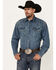 Stetson Denim Snap Western Shirt, Denim, hi-res