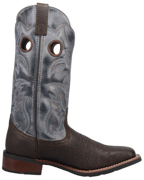 Image #2 - Laredo Men's Taylor Western Boots - Broad Square Toe, Brown, hi-res