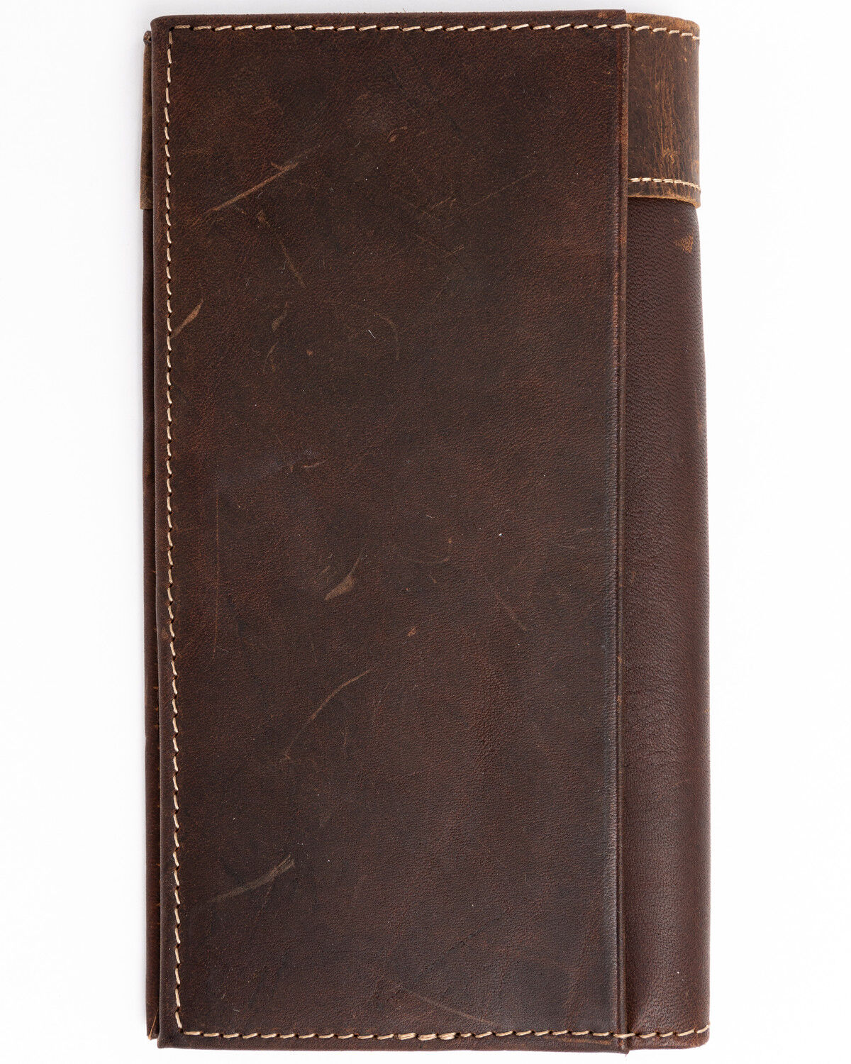 Image #2 - Cody James Men's Rodeo Stitched Leather Wallet, Brown, hi-res