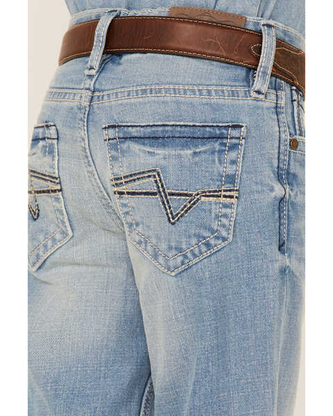Image #4 - Cody James Boys' Arlo Light Wash Slim Bootcut Jeans , Blue, hi-res