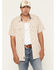 Image #1 - Moonshine Spirit Men's Block Party Floral Print Short Sleeve, Cream, hi-res