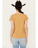 Image #4 - Shyanne Women's Wild West Tee, Coffee, hi-res