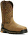 Image #1 - Ariat Men's Intrepid Force Western Work Boots - Composite Toe, Brown, hi-res