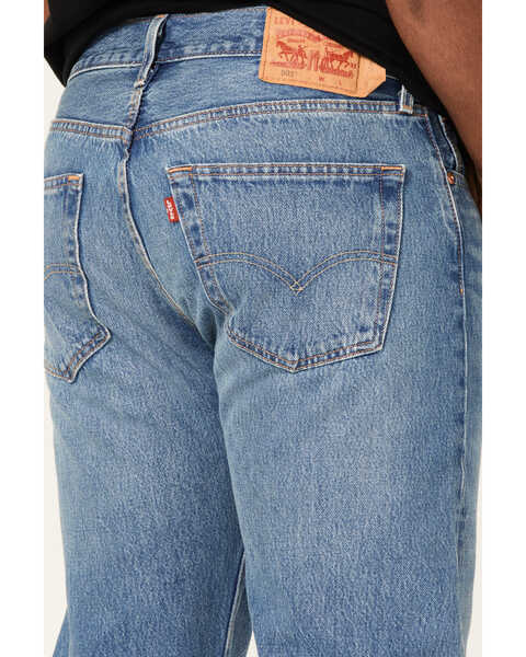 Image #3 - Levi's Men's 501® On My Radio Medium Wash Original Fit Straight Jean, Medium Wash, hi-res
