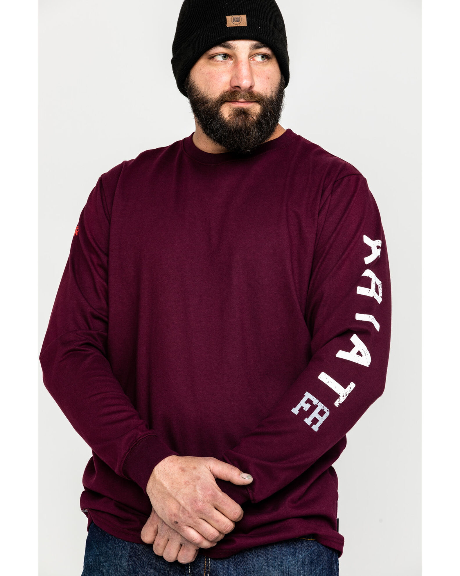Ariat fr long sleeve shop work crew