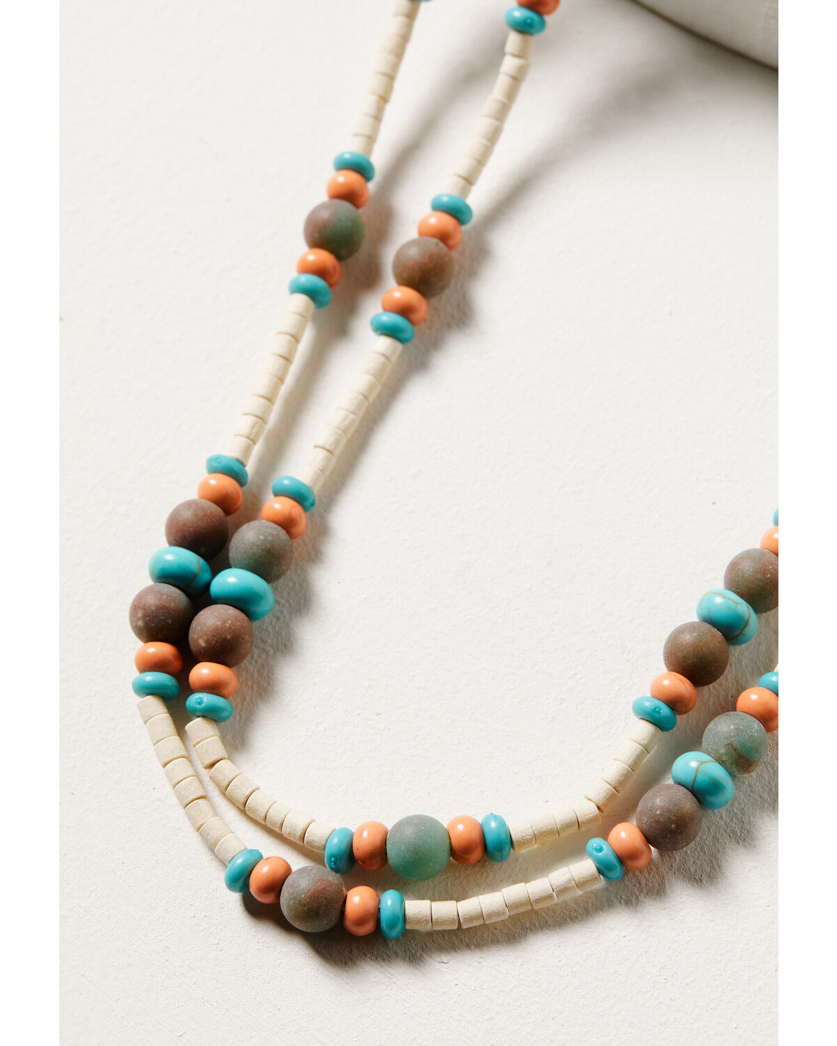 Image #2 - Shyanne Women's Wildflower Bloom Beaded Necklace, Silver, hi-res