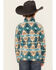 Image #4 - Rock & Roll Denim Boys' Southwestern Print Fleece Pullover, Cream, hi-res