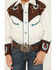 Image #2 - Rockmount Ranchwear Boys' Embroidered Long Sleeve Pearl Snap Western Shirt, Ivory, hi-res